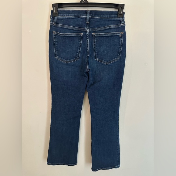 Madewell Mid Rise Kick Out Crop Jeans Blue Size 27 - Picture 5 of 13